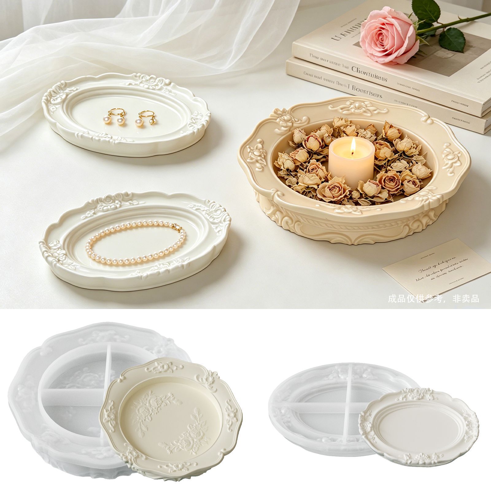 Zarif Vintage Barok Dantel Sil - Soap Making Material incelemesi ve fiyatı