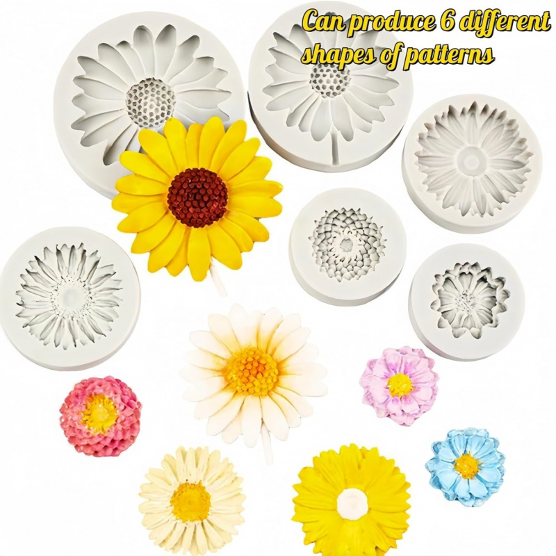 6 Parça, Ayçiçeği Papatya Sili - Soap Making Material incelemesi ve fiyatı