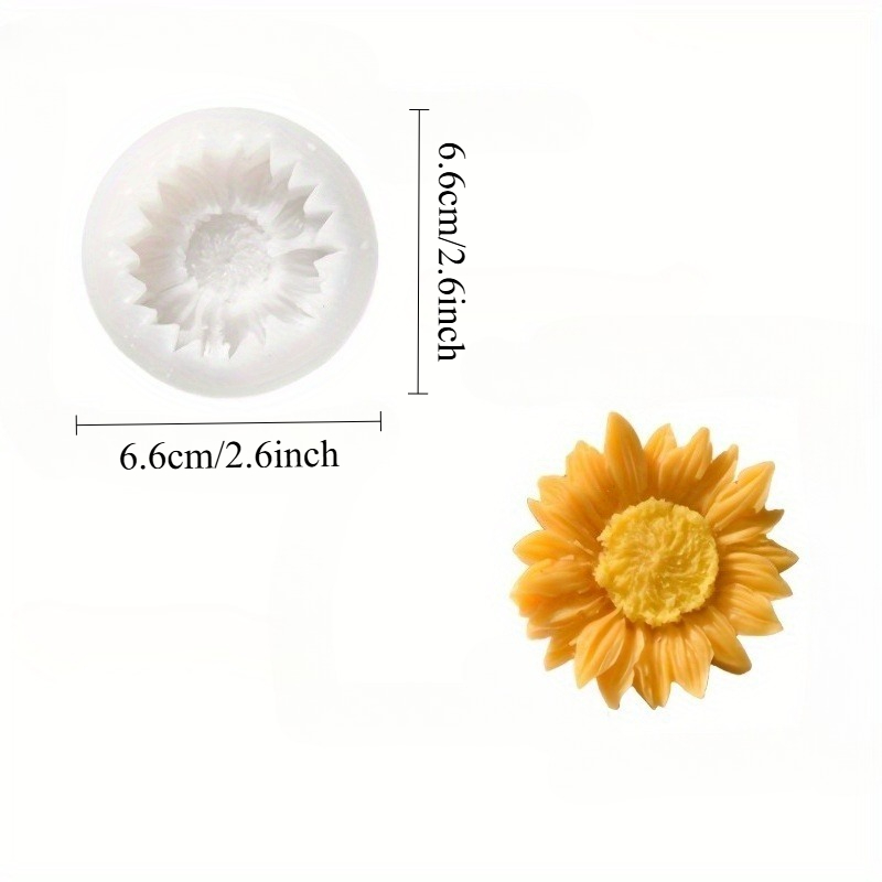 Canlı Renkli 3D Ayçiçeği Silik - Soap Making Material incelemesi ve fiyatı
