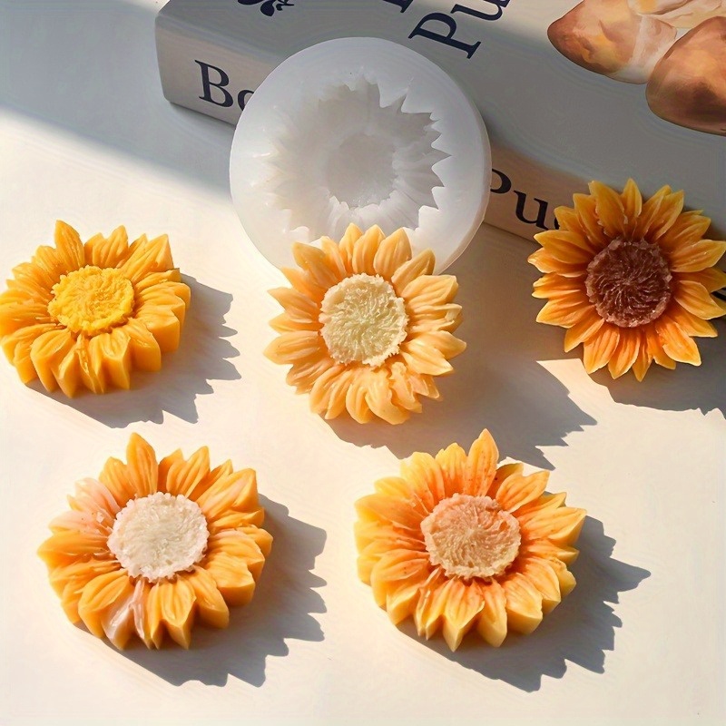 Canlı Renkli 3D Ayçiçeği Silik - Soap Making Material incelemesi ve fiyatı