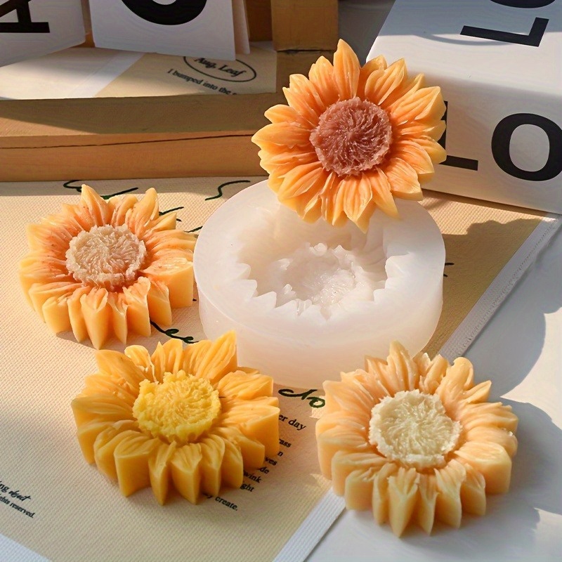 Canlı Renkli 3D Ayçiçeği Silik - Soap Making Material incelemesi ve fiyatı
