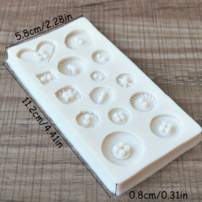 Düğme Şekilli Silikon Kalıp Sa - Soap Making Material incelemesi ve fiyatı