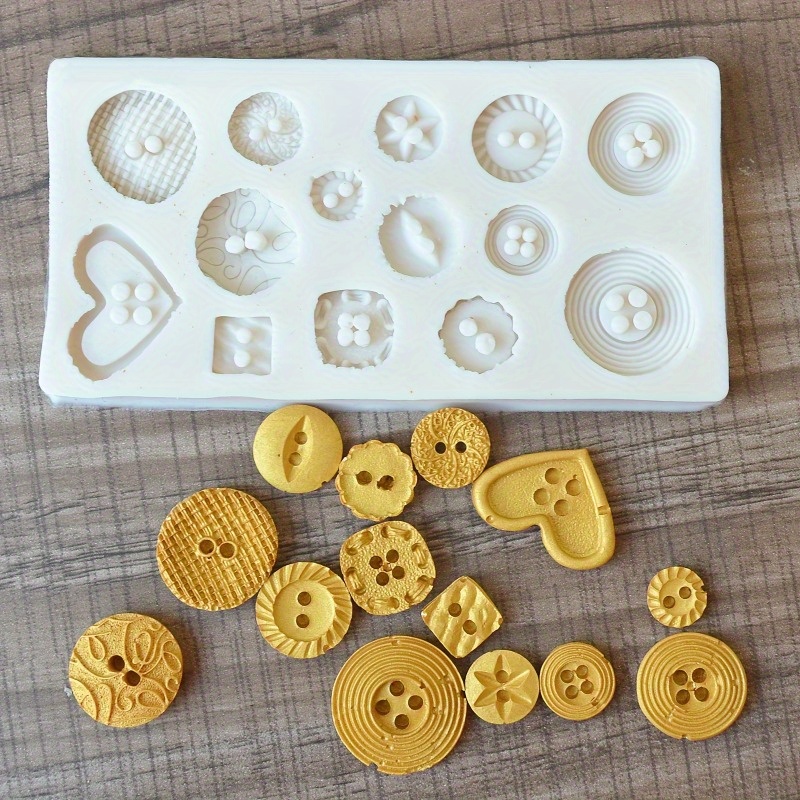 Düğme Şekilli Silikon Kalıp Sa - Soap Making Material incelemesi ve fiyatı