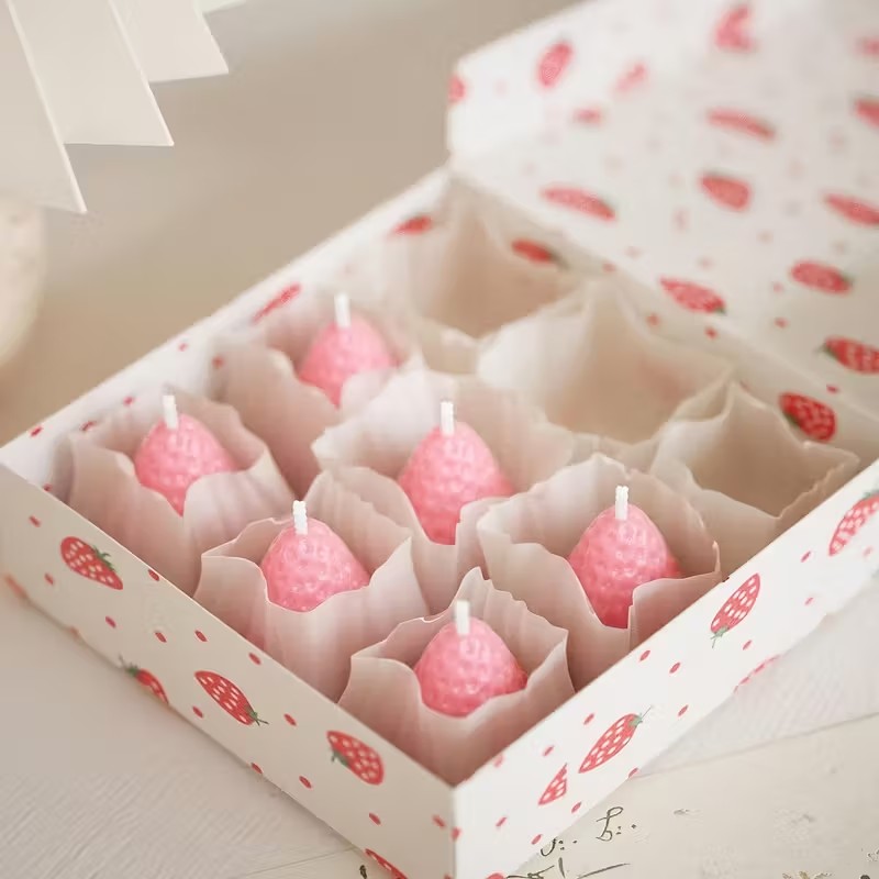 Çilek Silikon Mum Kalıbı DIY A - Soap Making Material incelemesi ve fiyatı