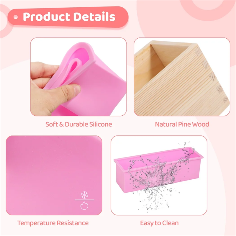 Dikdörtgen Silikon Sabun Kalıb - Soap Making Books incelemesi ve fiyatı
