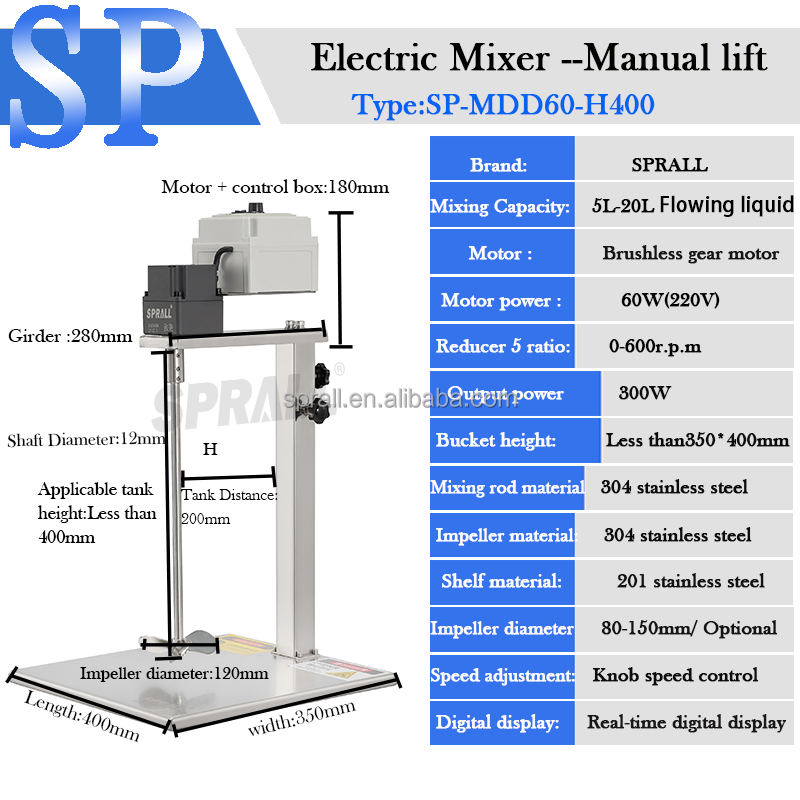 SPRALL SP-MDD60-H400 Elektrik  - Making Soap And Detergent incelemesi ve fiyatı